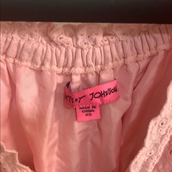 Betsey Johnson Pink Puff Sleeve Midi Sundress in Sz XS - Picture 5 of 11